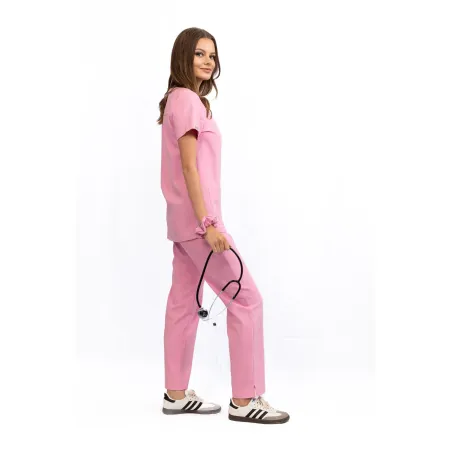 Spodnie medyczne SCRUBS MEDI TEDDY - COSTA VITAL PINK